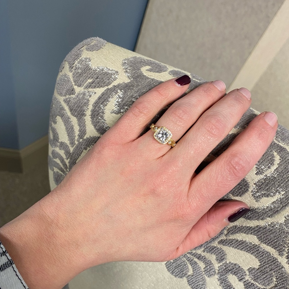 18k Simon G 1.33ctw Diamond Ring - Picture 4 of 7